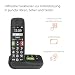 Gigaset E290A DUO - 2 Schnurlose Senioren DECT-Telefone mit Anrufbeantworter - große Tasten, Zielwahltasten für wichtige Nummern, Verstärker-Funktion für lautes Hören, schwarz [Deutsche Version]