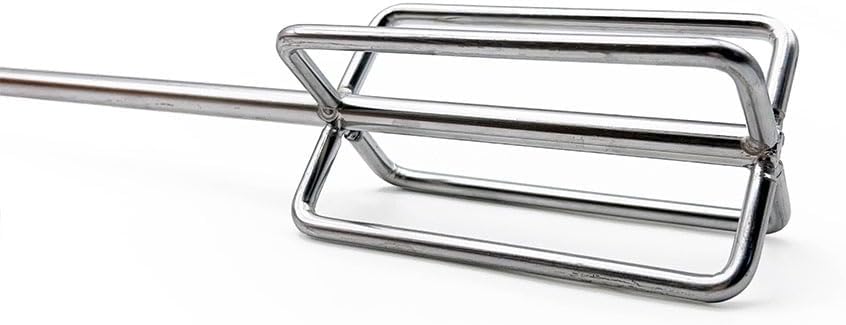 1pc Drill-Powered Mash Stirrer - 600mm Long, 70mm Diameter - Perfect for Homebrewing Efficiency(Type B)