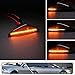 2Pcs Dynamic Blink Amber LED Side Marker Light For BMW 3 Series E46 Coupe Convertible LCI 323Ci 325Ci 328Ci 330Ci 2004-2006 Fender Turn Signal lights Smoked Lens