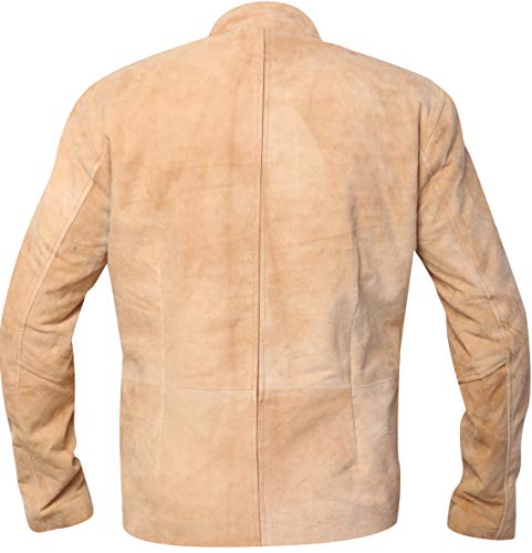 Morocco Daniel Craig Blouson Fawn Suede Leather Jacket2