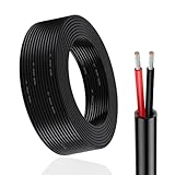 [Haute stabilité] - Le câble utilise une conception à double conducteur noir/rouge avec des conducteurs en cuivre de haute pureté à son cœur, garantissant une résistance exceptionnellement faible et une conductivité électrique remarquable. La surface est recouverte d'une couche uniforme d'étain de haute pureté, empêchant efficacement l'oxydation, le ternissement ou la sulfuration du cœur en cuivre, prolongeant ainsi considérablement sa durée de vie.