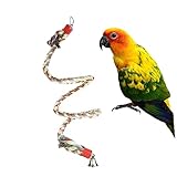 Beaupretty Jouets à Mâcher Perche Balançoire Perroquet Corde D'entrainement Pour Oiseaux Balançoire Corde Pour Oiseaux La Balançoire King