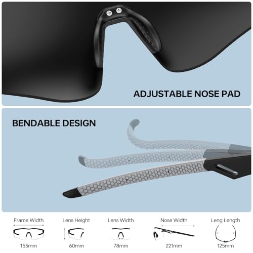 Image of Polarized Running Sunglasses for Men Women Ultra-Comfort, UV400 Protection