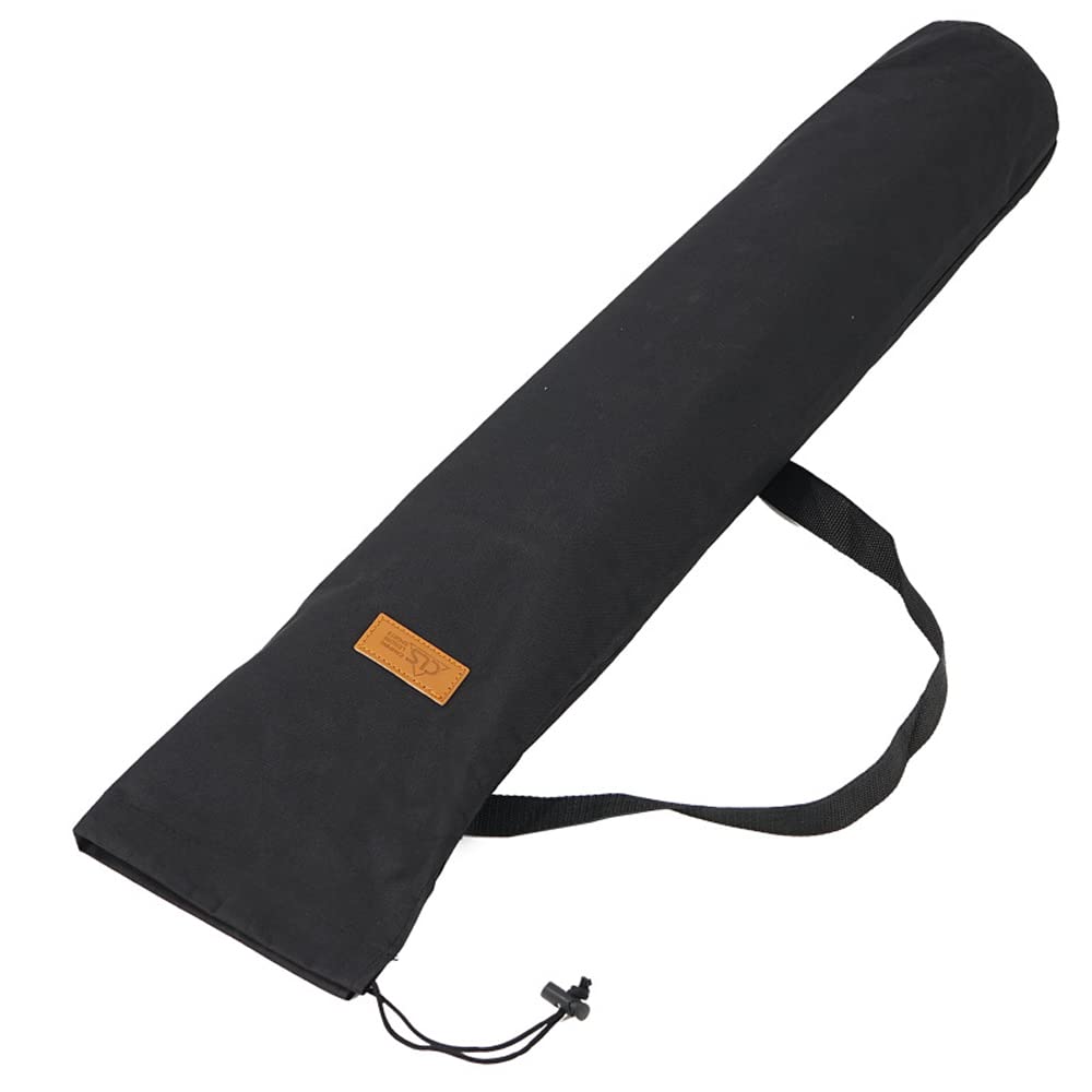 ISEMRO Multifunction Fishing Rod Bag Fishing Tackle Fishing Rod Case Fishing Reel Travel Storage Bag Black Fishing Rod Carrier for Outdoor Activities