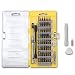 Produktbild 63-in-1 Präzisions-Schraubendreher-Set, magnetischer Mini-Treiber-Set, Elektronik-Reparatur-Werkzeug für PC Laptop Tablet PDA Handy Brillen Uhrenkameras Elektronik Spielzeug und andere Geräte, gelb, 1
