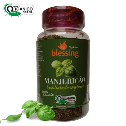 Manjericão Orgânico Tempero Blessing frasco 25 gramas