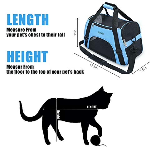 Ylong Cat Carrier Airline Approved Pet Carrier,Soft-Sided Pet Travel Carrier For Cats Dogs Puppy Comfort Portable Foldable Pet Bag,Airline Approved #TOP3