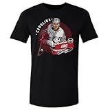 500 LEVEL Sebastian Aho Shirt - Sebastian Aho Carolina Dots WHT (Black, X-Large)