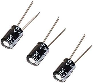 470uF 16V 8X12 +/-20% -40 to +105°C 100 PCS Aluminum Electrolytic Capacitor