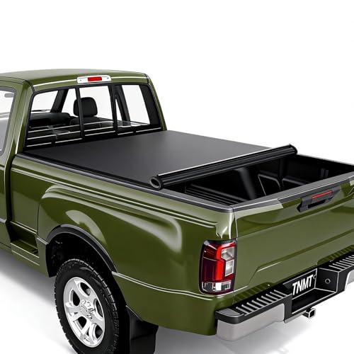 TNMT Soft Roll-up Truck Bed Tonneau Cover Compatible with Ford