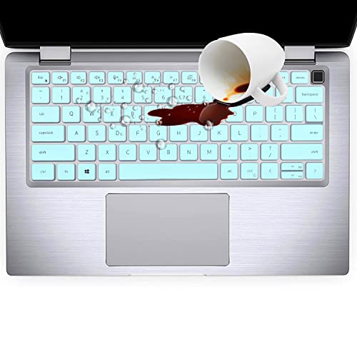 Image of Keyboard Cover for Dell Latitude 14 inch 7450 7440 7430 7420 7410, Latitude 3440 5440 5430 5431 5420 14 inch, Latitude 7520 15.6 inch Latitude 9000 9510 9520 9420 9430 Keyboard Protective Cover-HotBlue