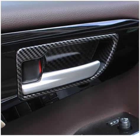 Car Accessories Compatible with Toyota Compatible with Highlander XU70 2020-2024 Car Interior Door Handle Bowl Cover Trim Decorative Sticker Decoration(RHD Gray)
