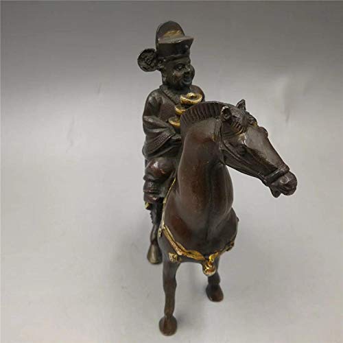 Cheval en cuivre pur H3TF5J : sublimez un espace vide avec cette figurine