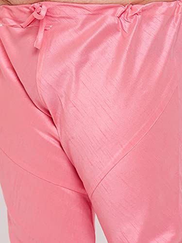 Image of VASTRAMAY Plus Size Men's Silk Blend Kurta Set-New