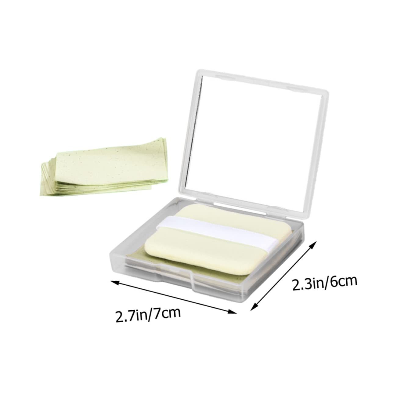 DOITOOL Oil Absorbing Paper Green Tea Face Wipes Oil Control Sheets Blotting Paper Set for Oily Skin