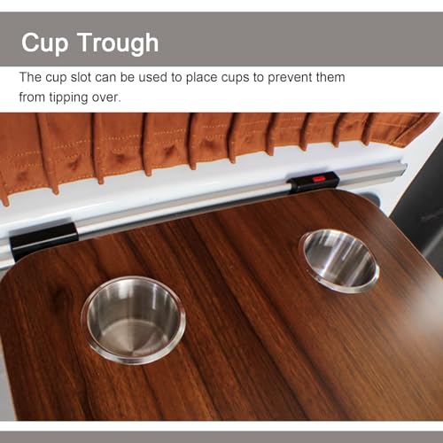 Table pliante pour camping-car murale gain de place - Table escamotable repas