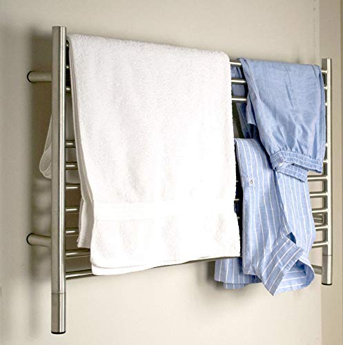 Amba Jeeves Wall Mount Electric L Straight Towel Warmer Finish: Polished #TOP1
