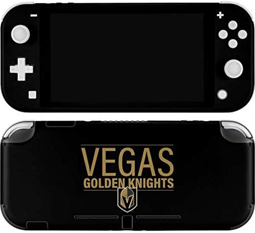 Skinit Decal Gaming Skin Compatible with Nintendo Switch Lite - Officially Licensed NHL Vegas Golden Knights Jersey Design