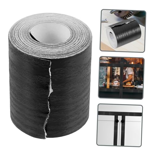 Housoutil 1 Rolo Fita de veio de madeira faixas de guarda-roupa adesivo de borda de papel de parede