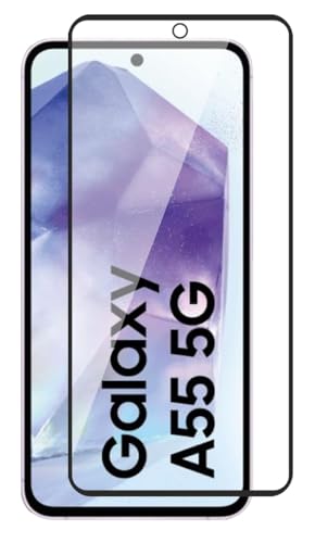 Image of JGD PRODUCTS Original Premium HD curved Edges Tempered Glass for Samsung Galaxy A35 5G, Samsung Galaxy A55 5G (2024) with Edge to Edge Coverage and Easy Installation Kit