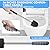 TRENTI Toilet Brush and Holder Set, Ventilated Holder, Compact Toilet Brush Set for Bathroom Deep Cleaning (2, Black)