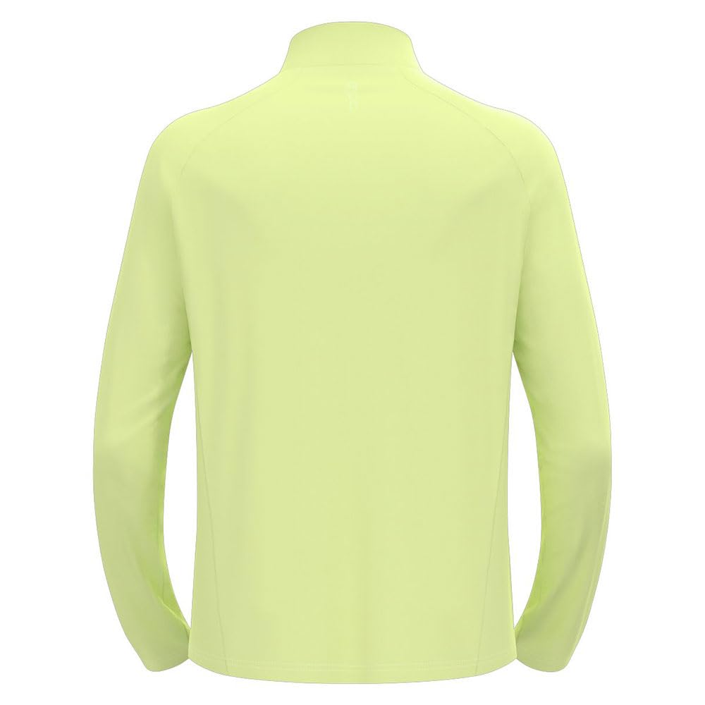 Odlo Herren Odlo Laufshirt Herren Langarm Essential Ceramiwarm I Sport Shirt Männer I Sport Oberteil I Midlayer I Fitness Shirt Sweater (1er Pack)