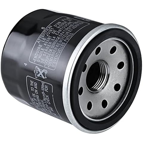 QUICKWOLF 16097-0008 Oil Filter Compatible for Kawasaki Ninja 300 400 500 650 1000 Prairie 300 360 400 Bayou 400 Vulcan 2000 1700 1600 1500 900 800 750 650 500 ZX-10R ZX-7 ZX-6 ZX-14R… Cover