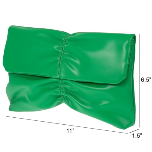Image of JNB Faux Leather Envelope Clutch Purse