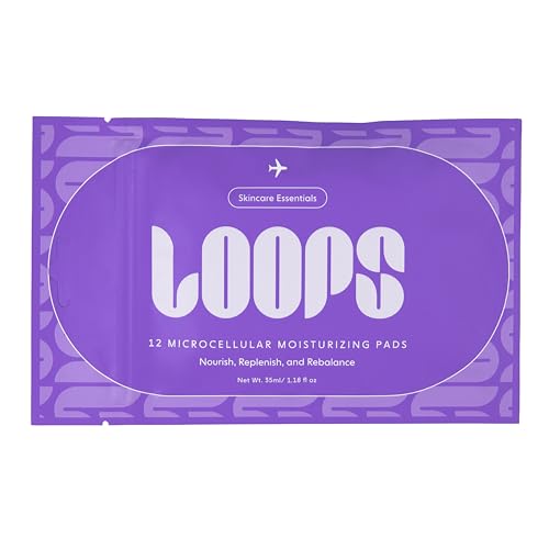 LOOPS MicroCellular Moisturizer - Korean Skincare Pads for Travel, 12 image 5