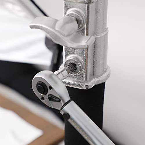 Uyecove Triple Square Socket Set, S2 Alloy Steel | Spline Socket Set 10-Piece M4-M18 | Enhanced Storage Case #TOP6