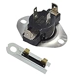 ATMA 3387134 & 3392519 Cycling Thermostat And Thermal Fuse Replacement Part For Whirlpool,Kenmore KitchenAid Roper, Maytag Dryers