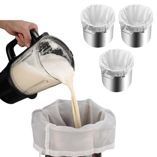 Illkjasfc 3 wiederverwendbare Bierfilterbeutel für...