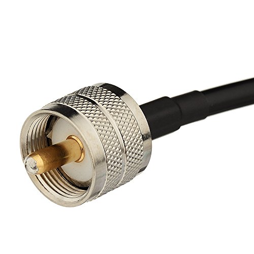 Superbat PL259 RG58 CB Patch Lead 90cm 50ohm UHF Male to Male Ham Radio HF Coax Cable for HF VHF CB Radio SWR Meter, Scanner - Image 3