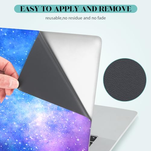 Image of Laptop Skin Sticker Decal, 12 inch 13 inch 13.3 inch 14 inch 15 inch 15.4 inch 15.6 inch Personalized Universal Vinyl Notebook Skin Sticker Cover Art Protector Decal with Free 2 Wrist Pads, Nebula Galaxy