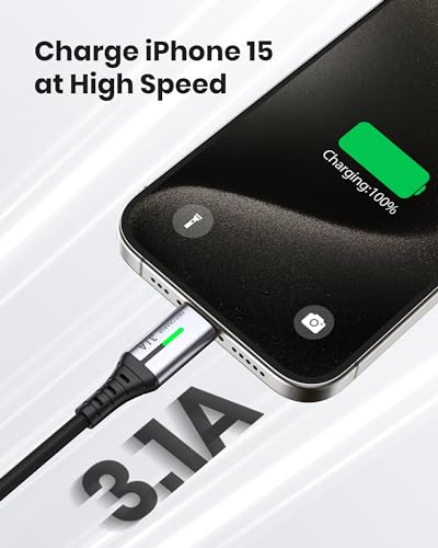 Image of INIU USB C Cable, [3 Pack, 1.6+6.6+6.6ft] 3.1A QC3.0 Type C Cable Fast Charge, Nylon Braided USB A to USB C Cable Compatible with iPhone 16 15 Samsung S23 S22 Note 10 LG Google Huawei Xiaomi etc.