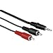 Produktbild Hama Audio-Kabel (2 Cinch-Stecker auf 3,5 mm Klinken-Stecker, Stereo, 2 m) [Amazon Frustfreie Verpackung]
