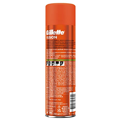 Gillette Fusion5 Ultra Sensitive Men's Shaving Gel 200 ml, Leaves Skin Feeling Clean and Comfortable - image 7