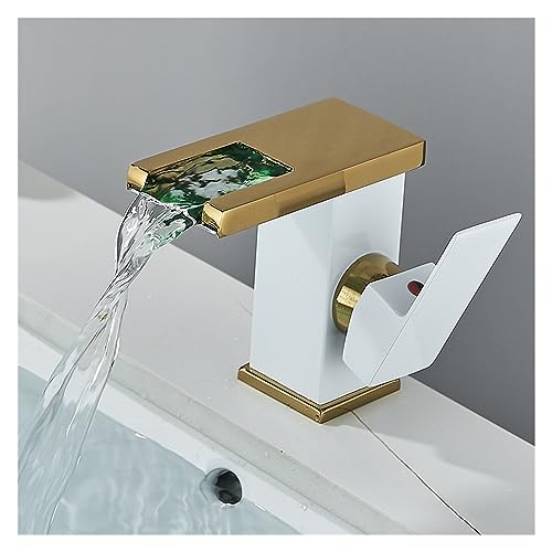 Grifo de lavabo de acero inoxidable negro corto con acabado sofisticado