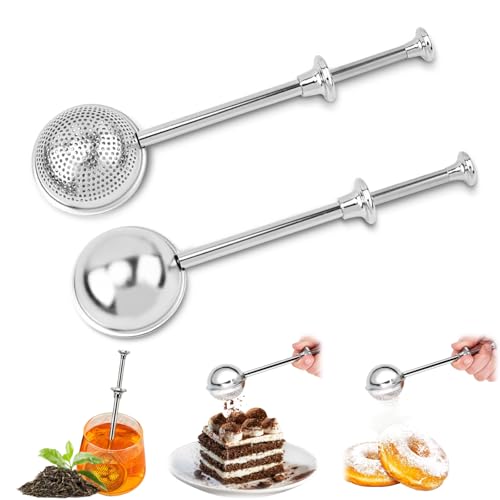 Petit tamis à farine - Shaker à farine, sucrier en poudre pour la cuisson du pain, fournitures de pâtisserie pour boulangers à la maison, fournitures de...