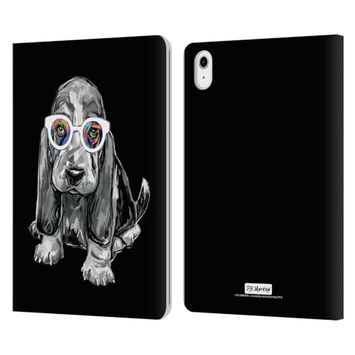 Funda para iPad Air 2020 de Basset Hound que evita arañazos y golpes de caídas