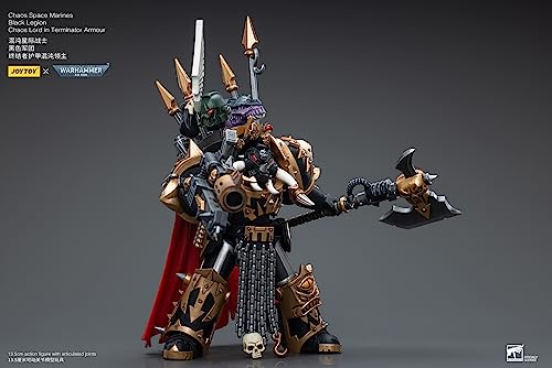 Chaos Lord Terminator JoyToy Warhammer 40K figurine luxe 1:18 - 7