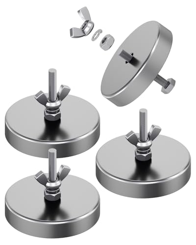 4Pack Magnetic Flag Holder 1.43" Strong Round Base Magnet
