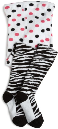 Jefferies Socks Girls 2-6X Zebra Tights