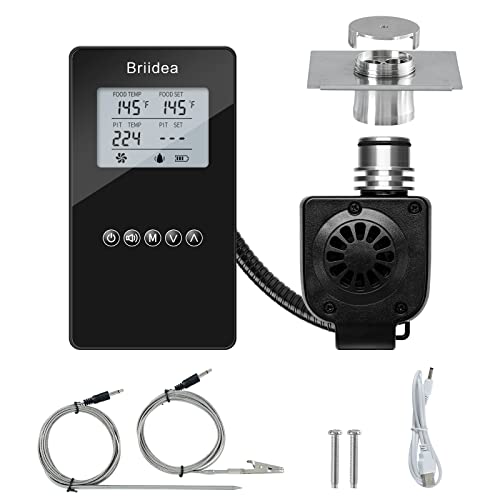 BBQ Temperature Controller, Briidea Automatic Smoker Fan Controller