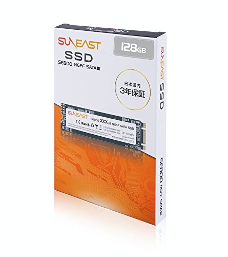 Amazon | SUNEAST サンイースト 128GB 内蔵SSD M.2 2280 SSD SATA3.0