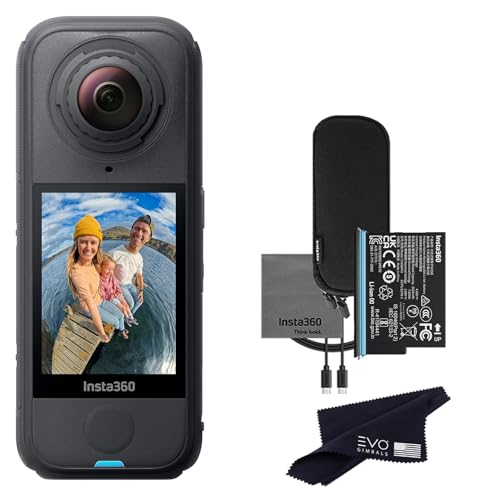 Image of Insta360 X4 Air Standard Bundle | Lightest 8K 360 Waterproof Action Camera for Epic Adventures, Replaceable Lenses, for Action, Travel, Vlogging| Smooth, Stable, Easy-to-Edit Videos Anytime