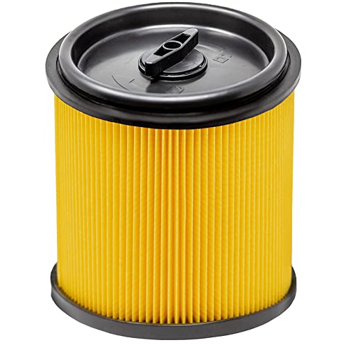 Cartouche filtrante de rechange avec couvercle à baïonnette - Compatible avec les aspirateurs Parkside PNTS 23E, 1250, 1300, 1400, 1500 A1, B1, B2, B3, C1, C3, C4, D1,...