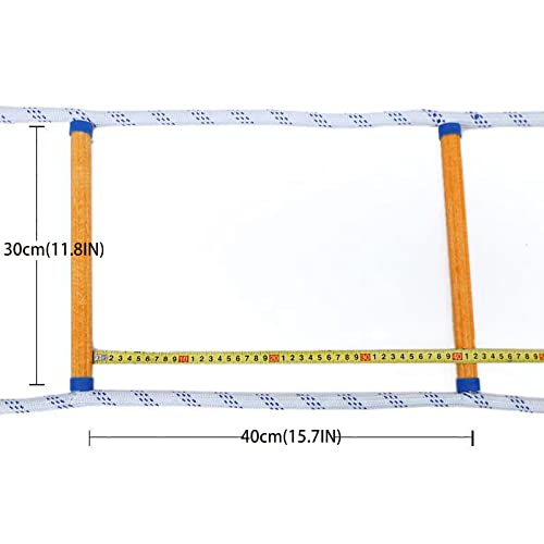 16Ft Emergency Fire Escape Rope Ladder 2 Story Flame Resistant Emergency Fire Safety Evacuation Ladder With 2 Hooks Fast To Deploy Sturdy And Strong Portable And Reusable. #TOP3