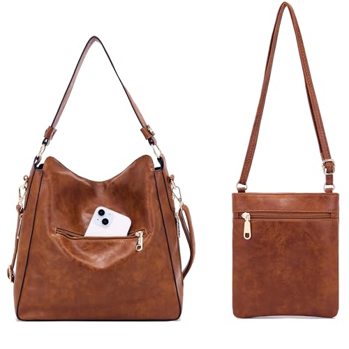 Set de Bolsos Hobo y Cartera para Mujer 4 Piezas miniatura 4
