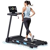 ATEEDGE Treadmills for Home, 350 lbs Capacity 3.0HP Treadmill with Incline, LCD Display, 0.5-10 MPH Speed, 36 Preset Programs, 17' Wide Belt Running Treadmill